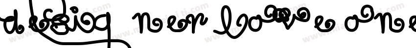 designer love one字体转换
